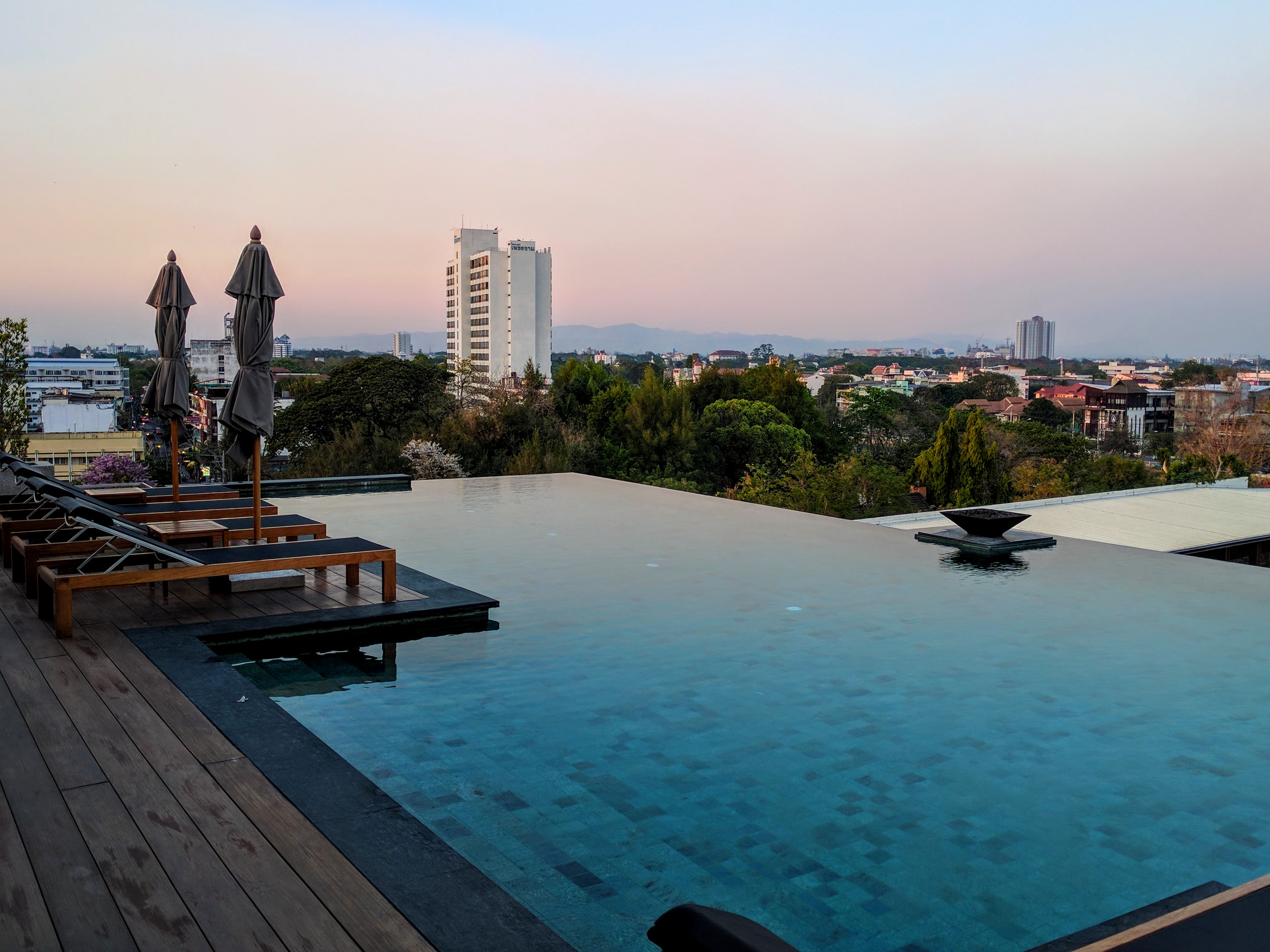 Rooftop pool Chiang Mai